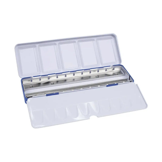 Empty Metal Watercolor Pan Pallete