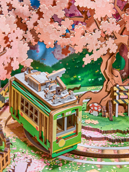 Diy Mechanical Music Box: Sakura Dreamy Tour - Odd Nodd Art Supply