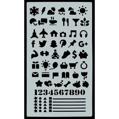 Dotted Journal Stencil Set