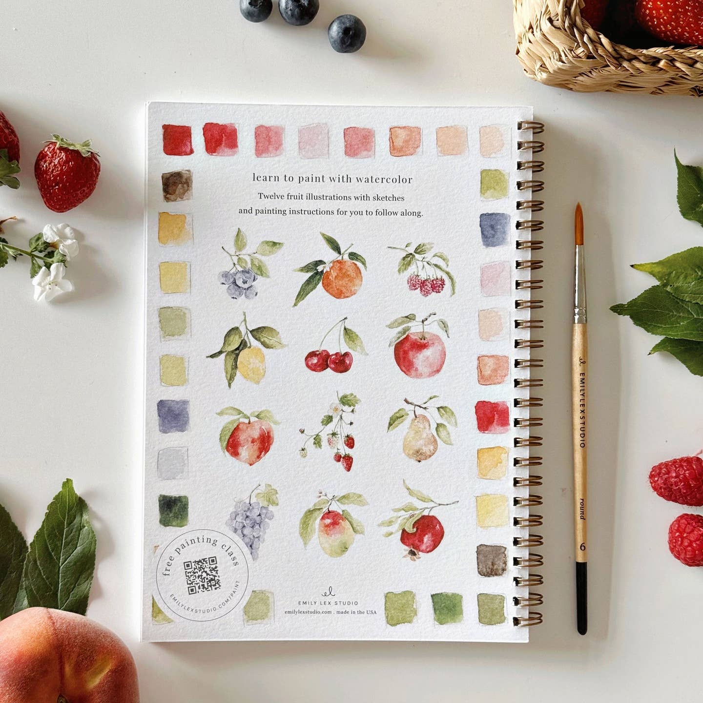 Watercolor Workbook by Emily Lex