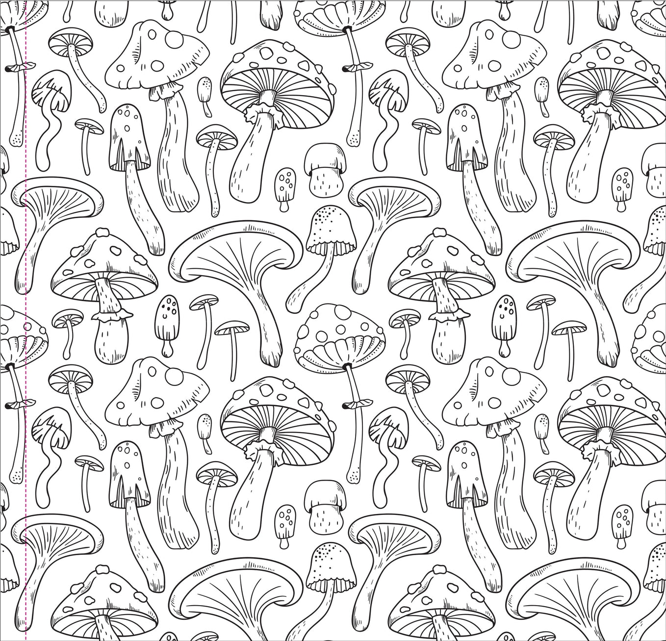 Mushrooms Artist Coloring Book