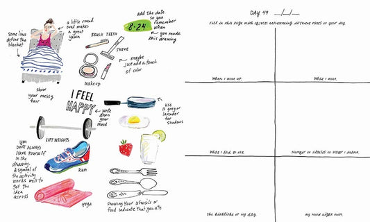 100 Days of Drawing (Guided Sketchbook): Sketch, Paint, and Doodle Towards One Creative Goal