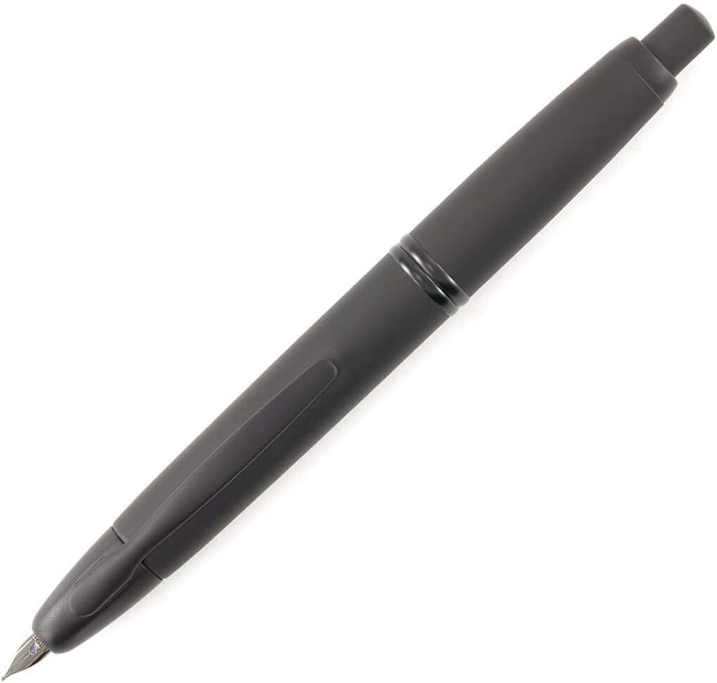 Black Matte Barrel Pilot Vanishing Point Fountain Pen - Odd Nodd Art Supply