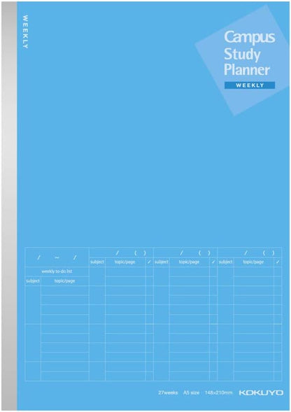 KOKUYO Notebook Campus Study Planner
