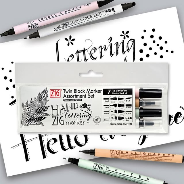 Zig Illustration Sets for Inktober - Odd Nodd Art Supply