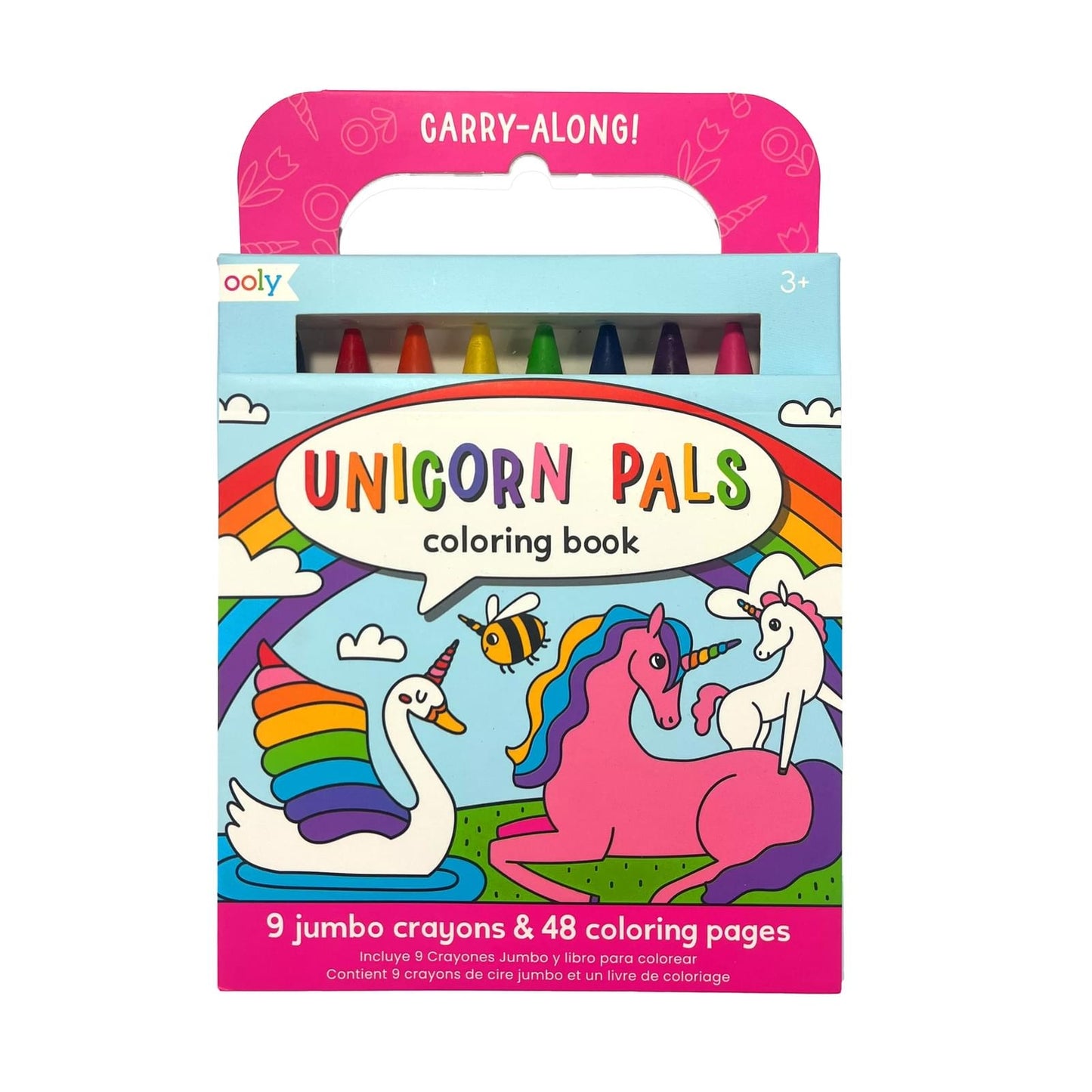 Unicorn Pals Carry Along Crayon and Coloring Book Kits - Odd Nodd Art Supply