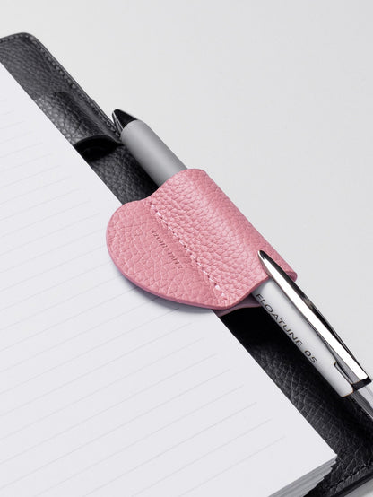 Leather Magnetic Bookmark and Pen Loop