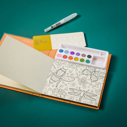 Watercolor Book and Paint Set