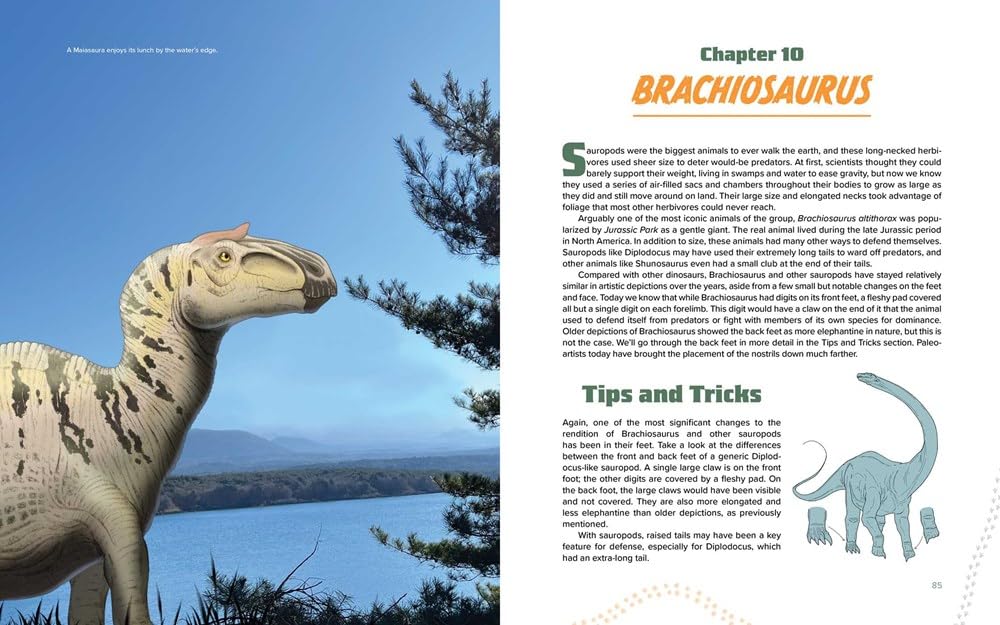 Drawing Dinosaurs: How to Draw Scientifically Accurate Prehistoric Creatures, Including T.rex, Stegosaurus, Velociraptor, Spinosaurus, and More...