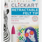 Tie-Dye ClickArt Retractable Marker Pen Sets - Odd Nodd Art Supply