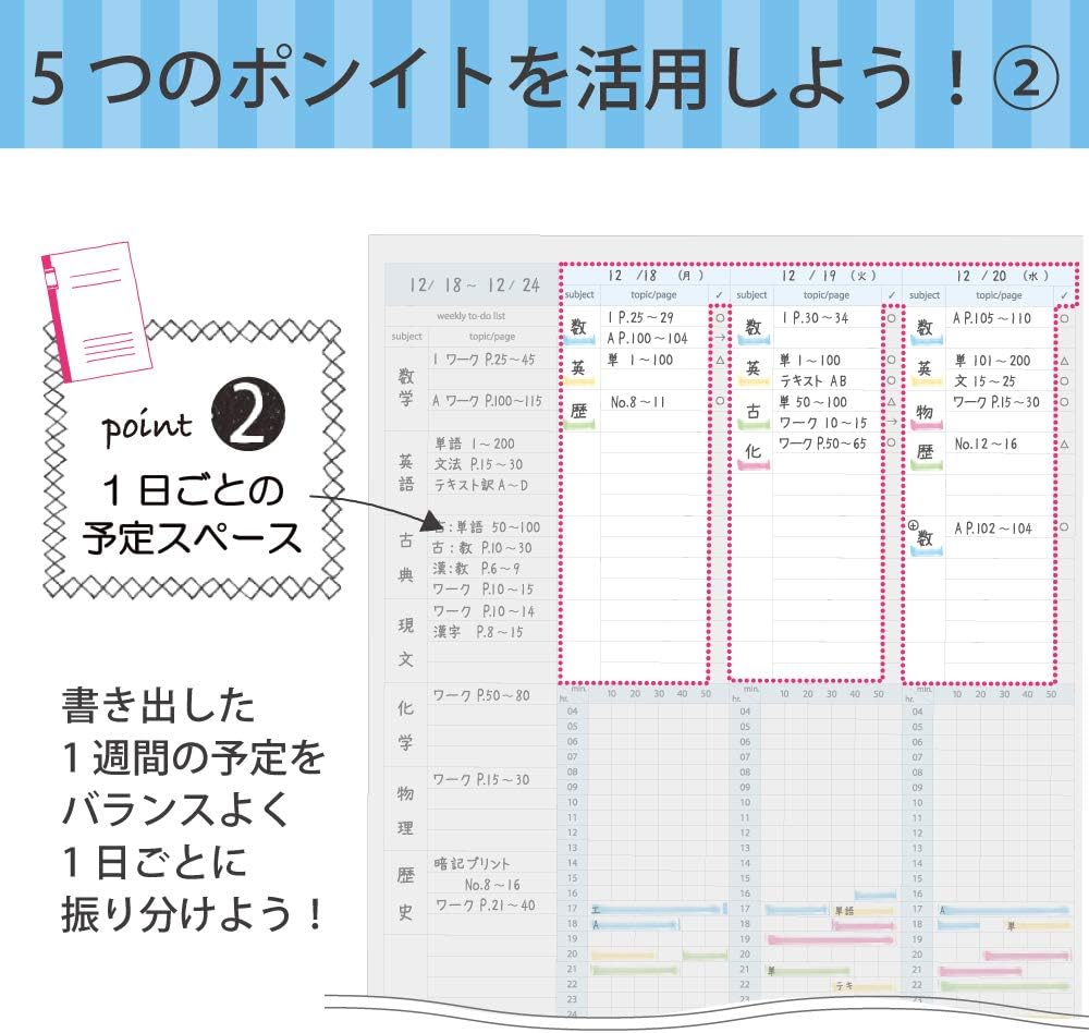 KOKUYO Notebook Campus Study Planner
