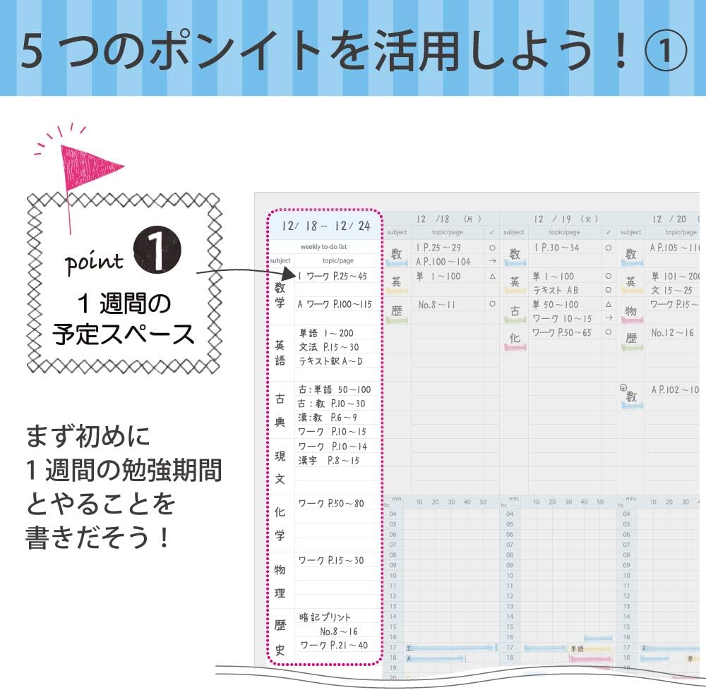 KOKUYO Notebook Campus Study Planner
