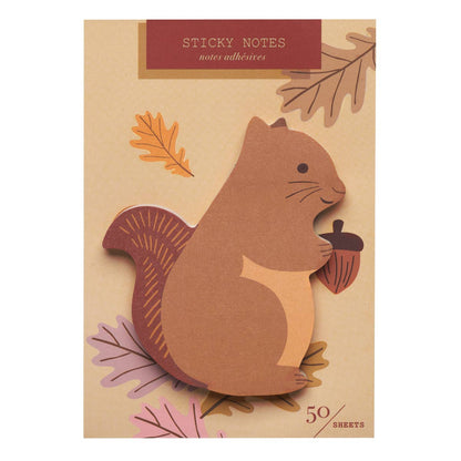 Squirrel Die Cut Sticky Notes - Odd Nodd Art Supply 