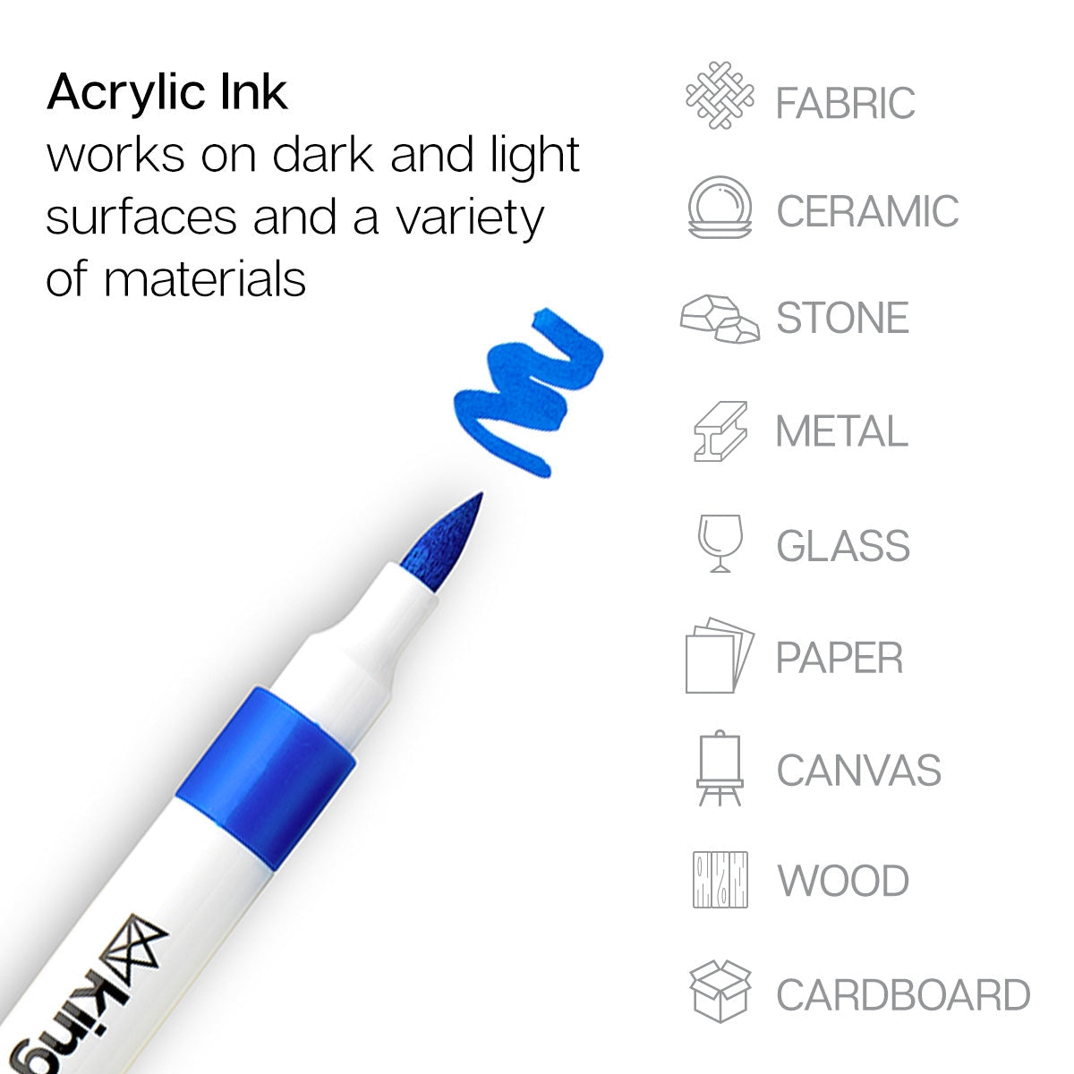 Acrylic Paint Markers - Odd Nodd Art Supply
