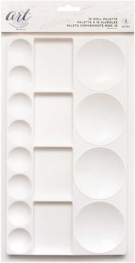 Basics Plastic Palette 16 Well 