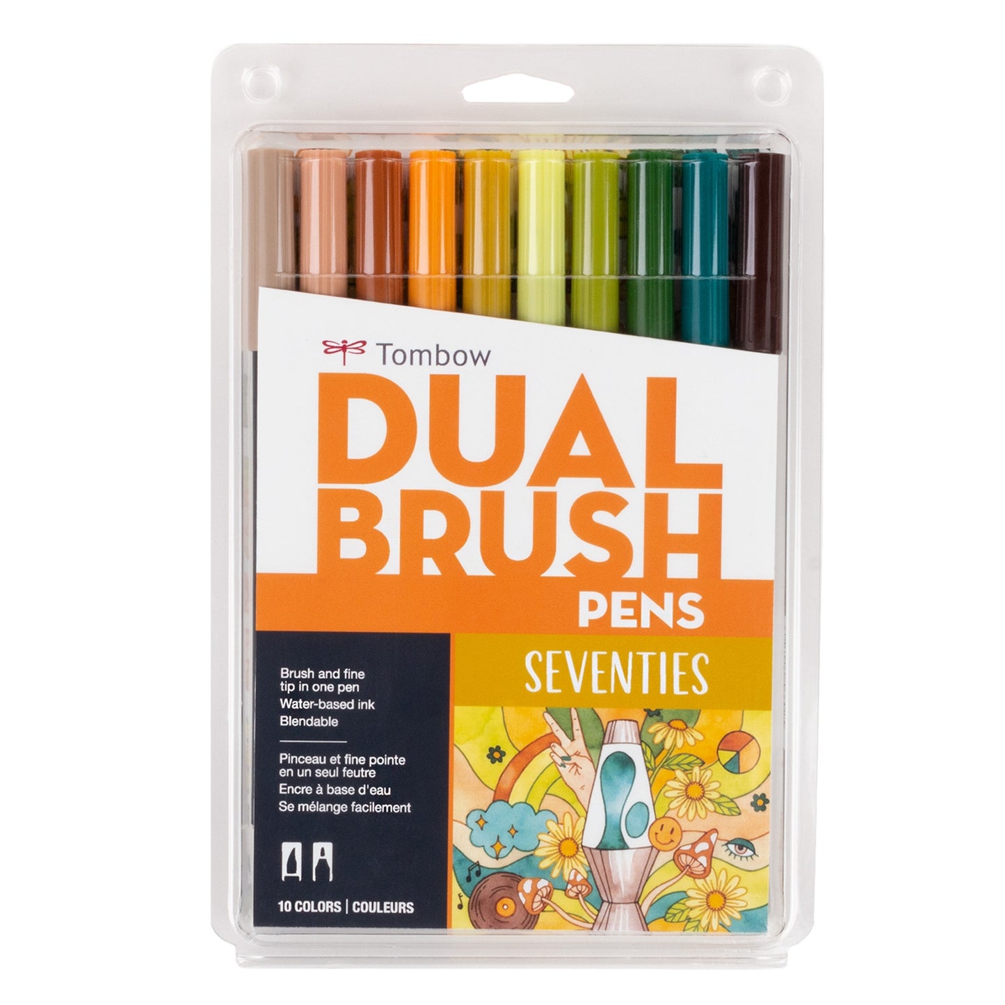 Seventies Tombow Dual Brush Pen Sets - Odd Nodd Art Supply