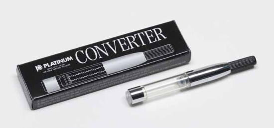Silver Platinum Fountain Pen Ink Converter - Odd Nodd Art Supply