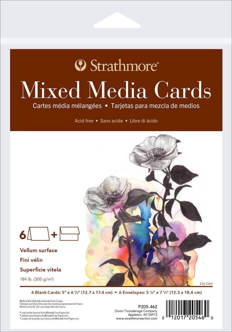 Blank Mixed Media Greeting Cards Full Sized - Odd Nodd Art Supply