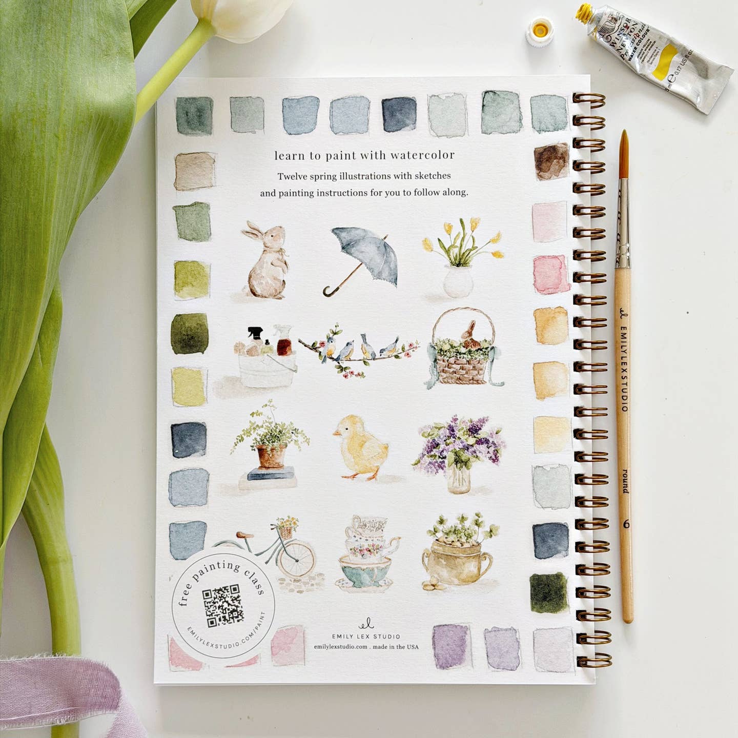 Watercolor Workbook by Emily Lex
