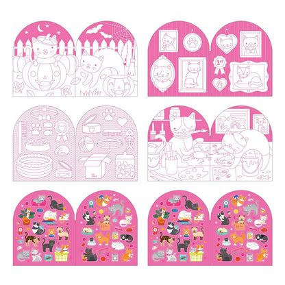 Coloring Book + Stickers