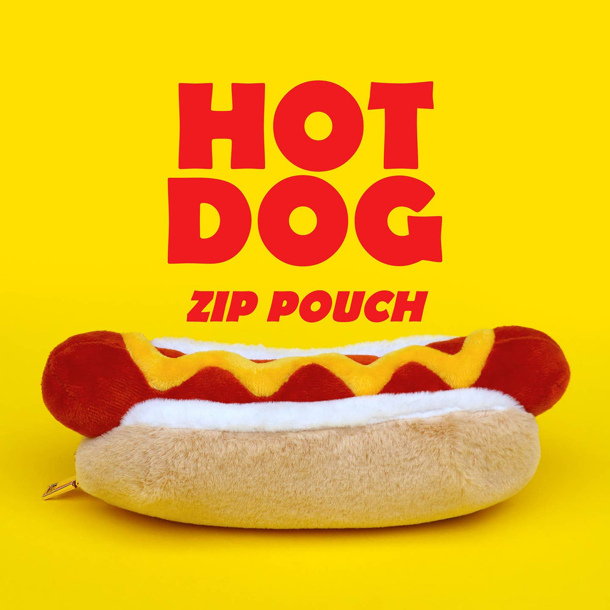 Plush hot dog case