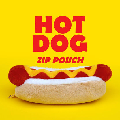Plush hot dog case