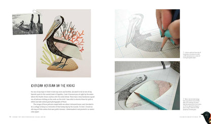 Geninne's Art: Birds in Watercolor, Collage, and Ink: A field guide to art techniques and observing in the wild