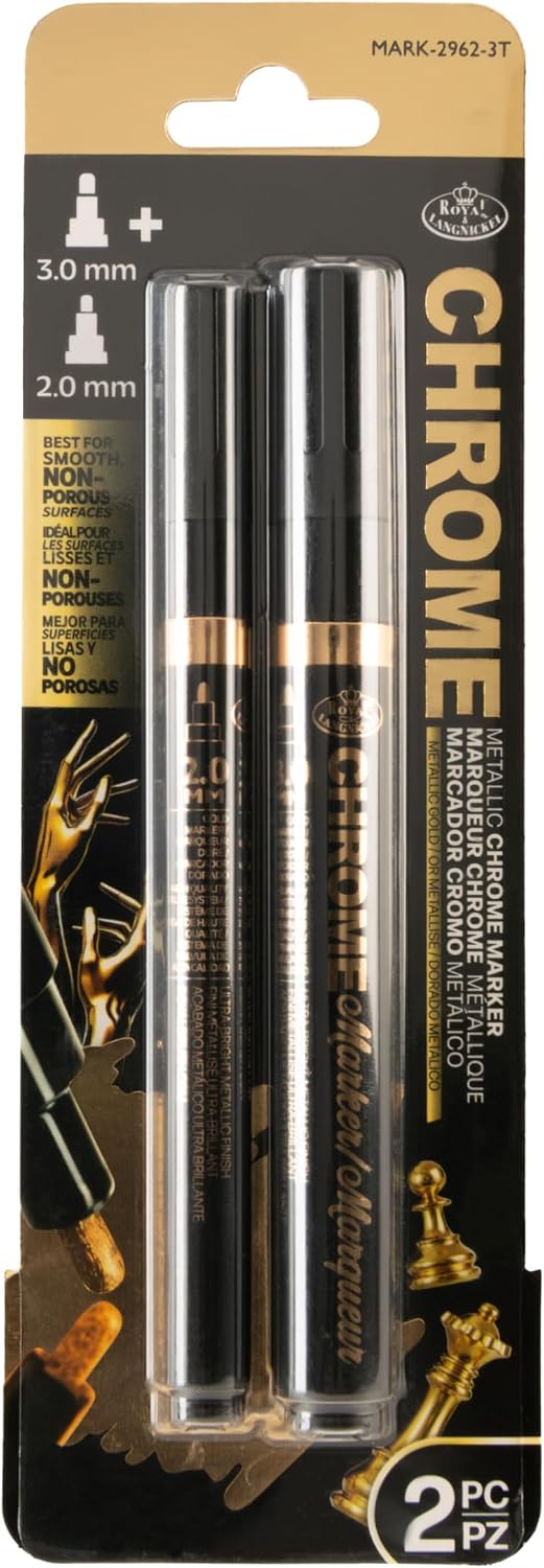 Acrylic Metallic Chrome Markers