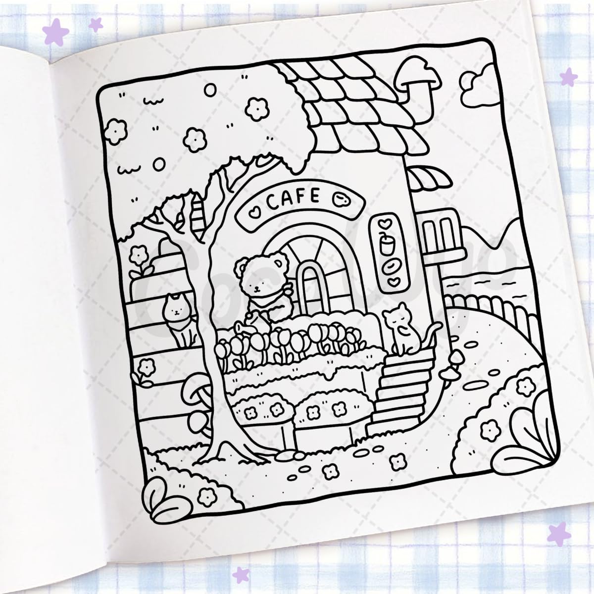 Cozy Spaces Coloring Books