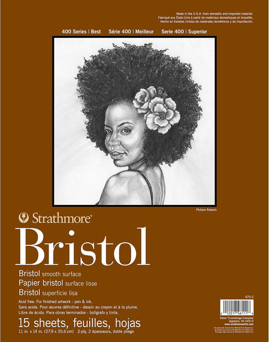 11x14 Strathmore Bristol Paper Pads 400 Series