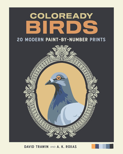 Coloready Birds: 20 Modern Paint-By-Number Prints - Odd Nodd Art Supply