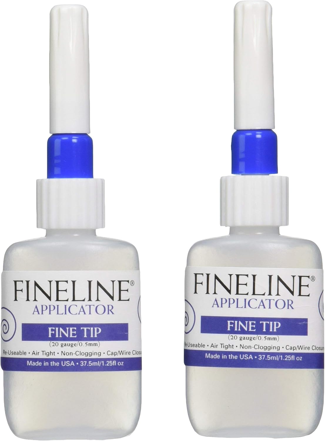 20 Guage Fineline Empty Applicator Bottles