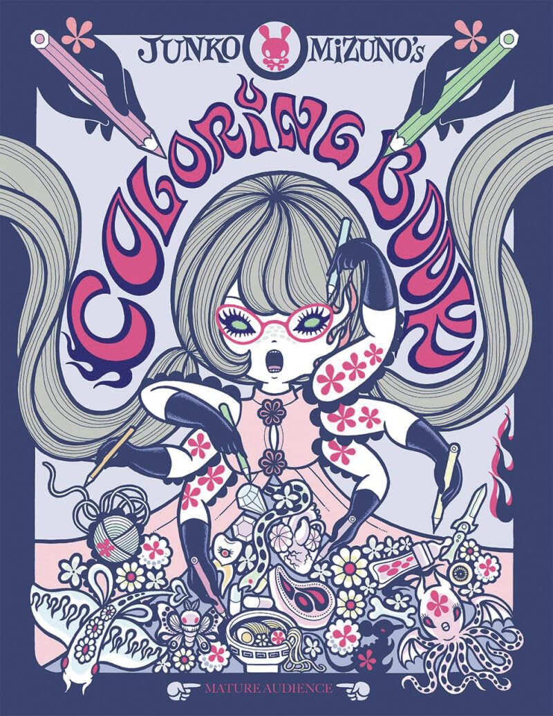 Junko Mizuno's Coloring Book - Odd Nodd Art Supply