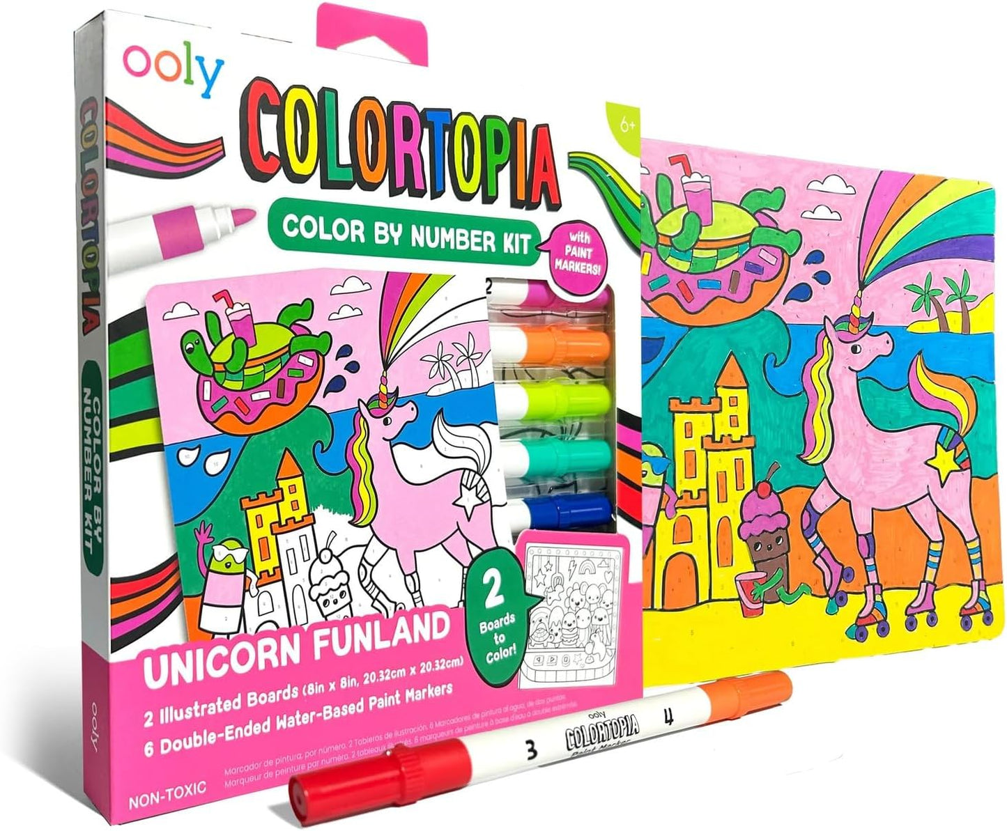 Colortopia Color by Number Paint Marker Kit - Odd Nodd Art Supply