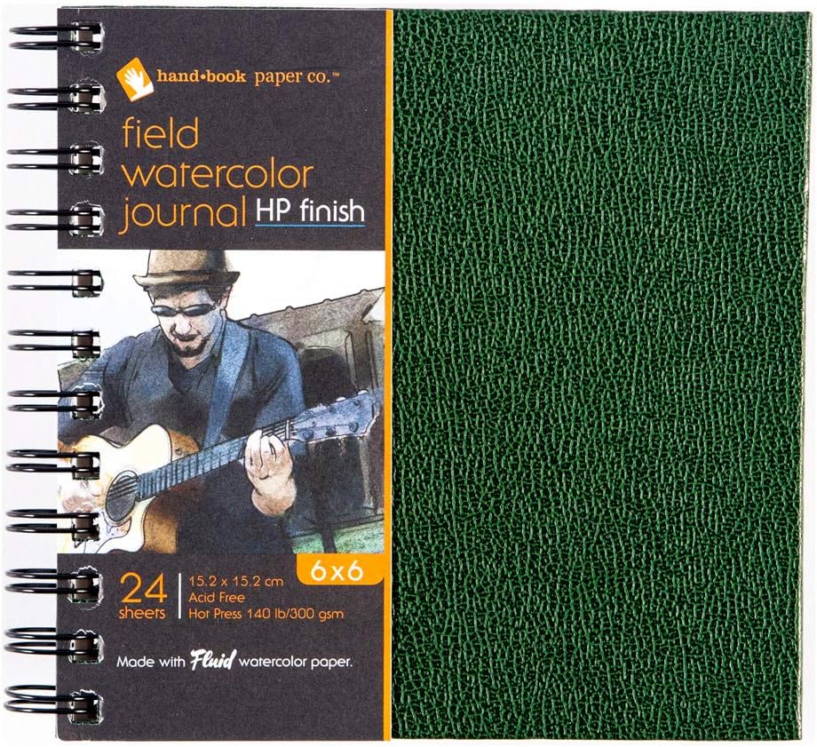 Field Watercolor Journals Hot Press 6x6 - Odd Nodd Art Supply