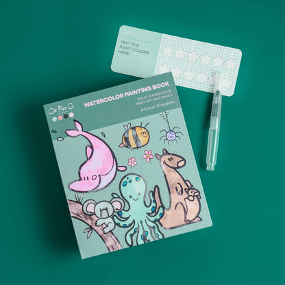 Watercolor Book and Paint Set