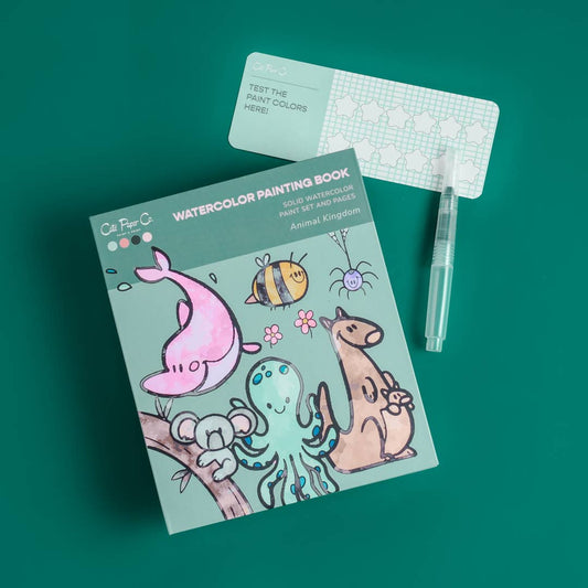 Watercolor Book and Paint Set