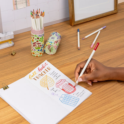 Irojiten Colored Pencils Cottage Desk Cup Set - Odd Nodd Art Supply