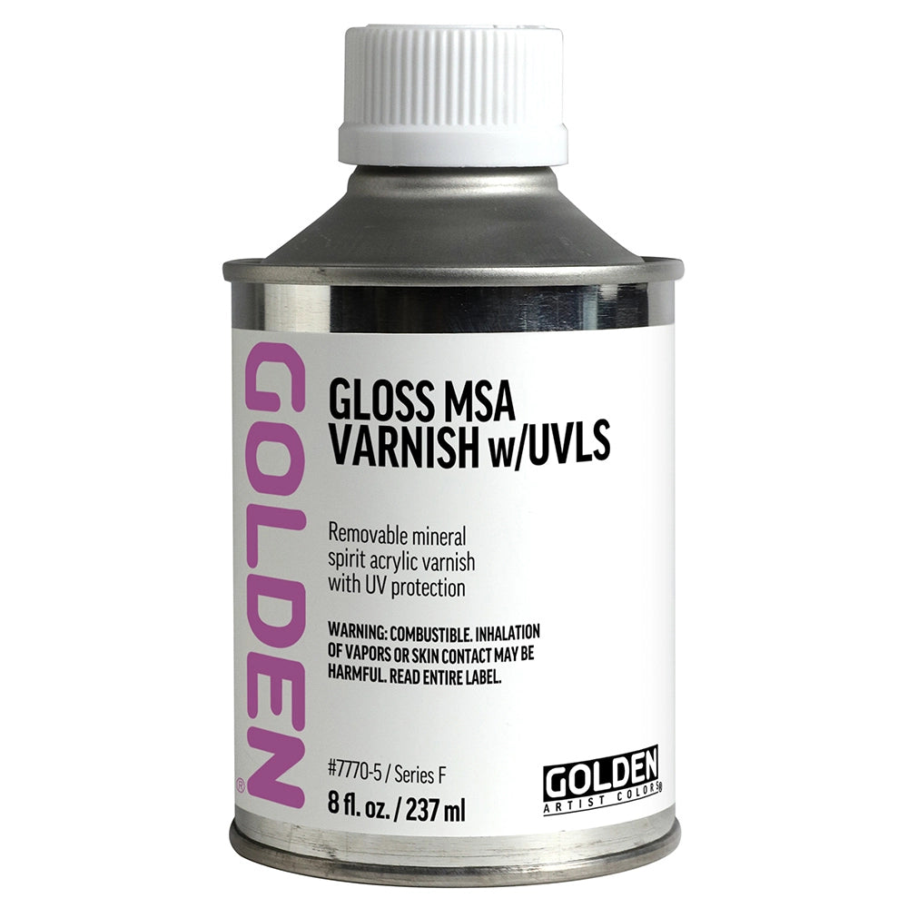 MSA (Mineral Spirit Acrylic) Varnish with UVLS