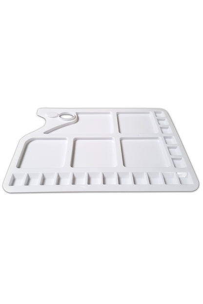 Zieler® Large White Palette Sturdy Plastic 23 Well