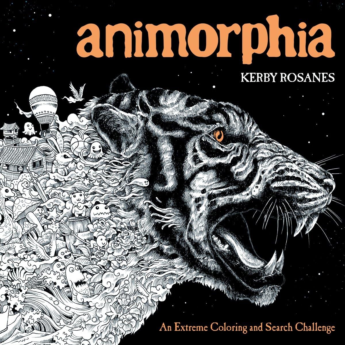 Kerby Rosanes' Extreme Coloring and Search Challenge Books - Odd Nodd Art Supply