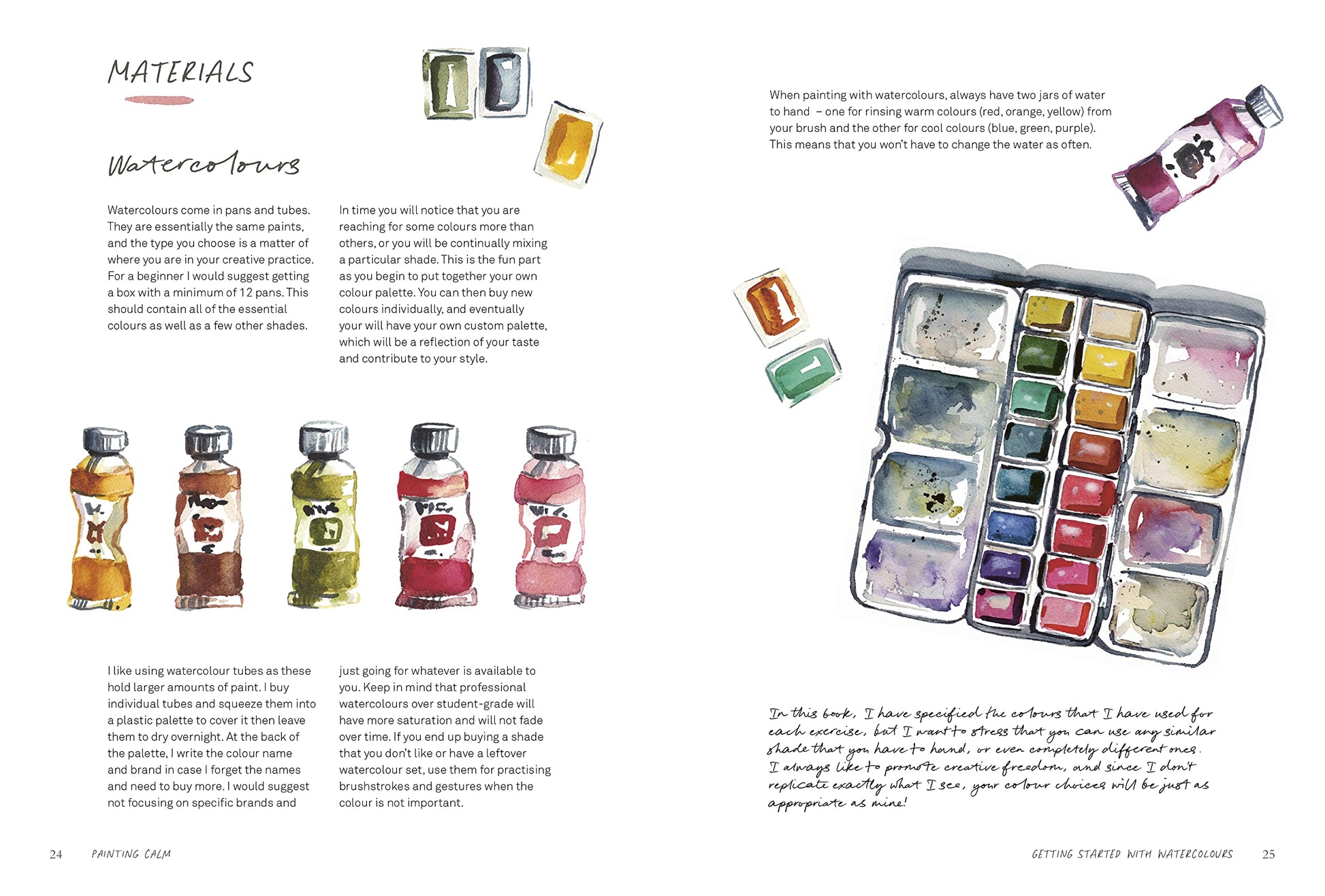 Painting Calm: Connect to Nature Through the Art of Watercolour - Odd Nodd Art Supply