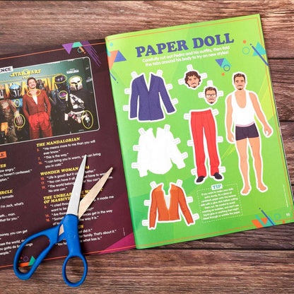 Pedro Pascal Coloring & Activity Book