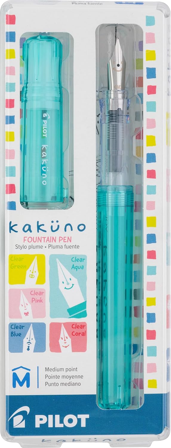 Pilot Kakuno fountain pen aqua - Odd Nodd Art Supply