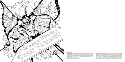 The Cryptid Creatures Coloring Book: From Bigfoot and Mothman to the Chupacabra, Color the World's Most Mysterious Monsters