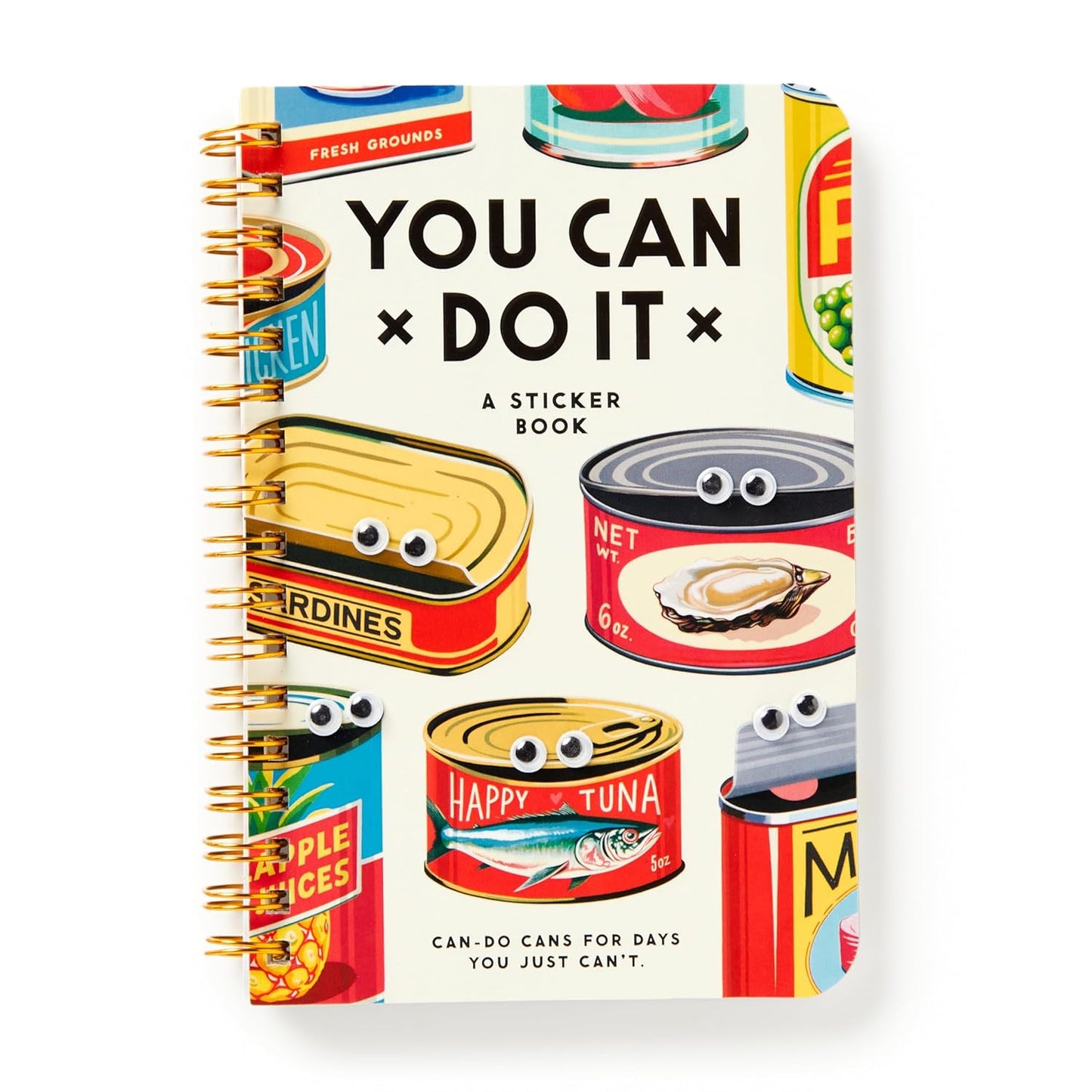 You can do it Brass Monkey Sticker Books - Odd Nodd Art Supply