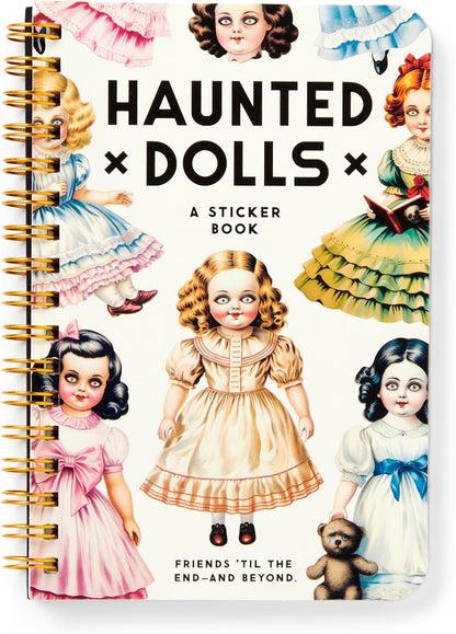 Haunted Dolls Brass Monkey Sticker Books - Odd Nodd Art Supply