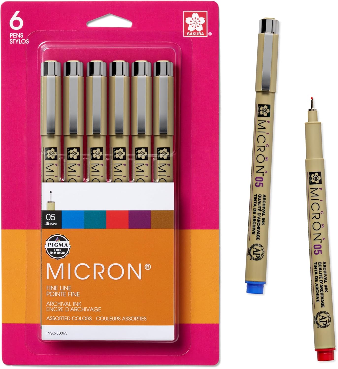 Pigma Micron Pen Sets 05 Colors