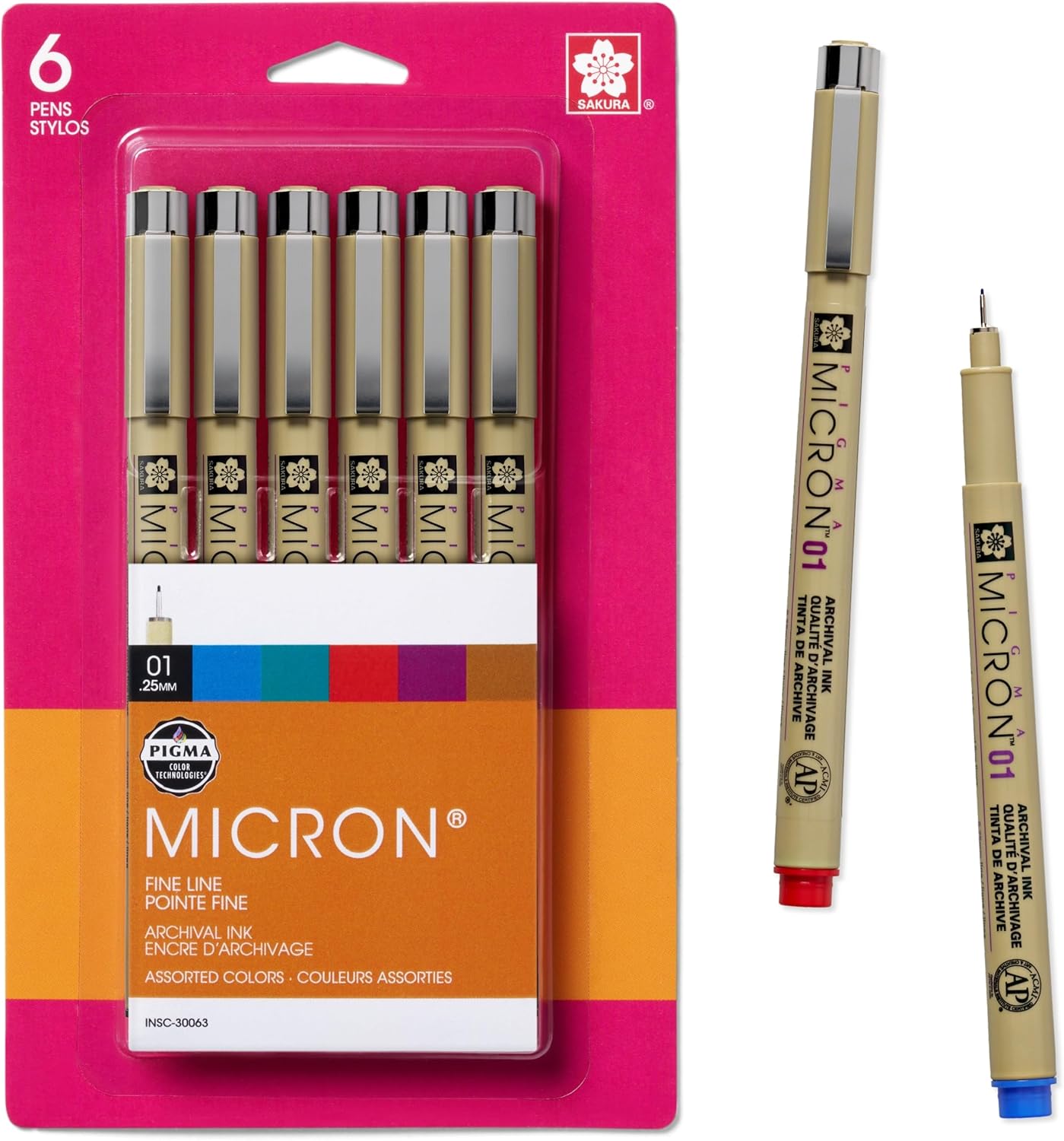 Pigma Micron Pen Sets 01 Colors