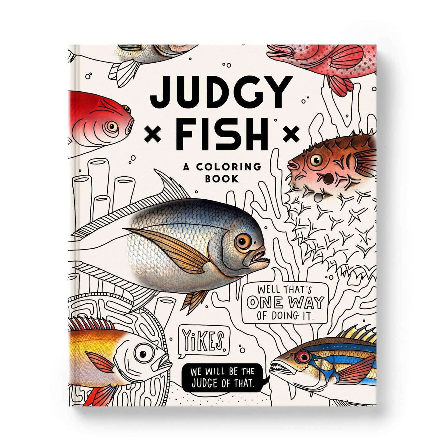 Judgy Fish Coloring Books by Brass Monkey